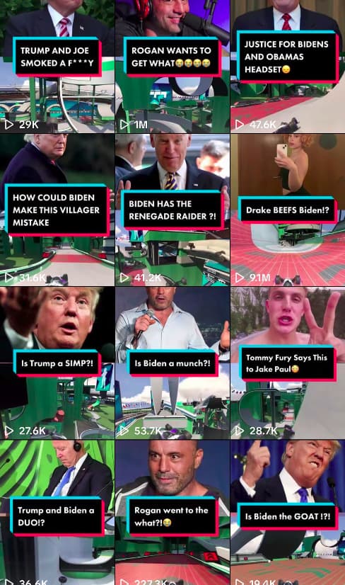 HowToAI TikTok grid — 9.1M, 1M, 227.3K views